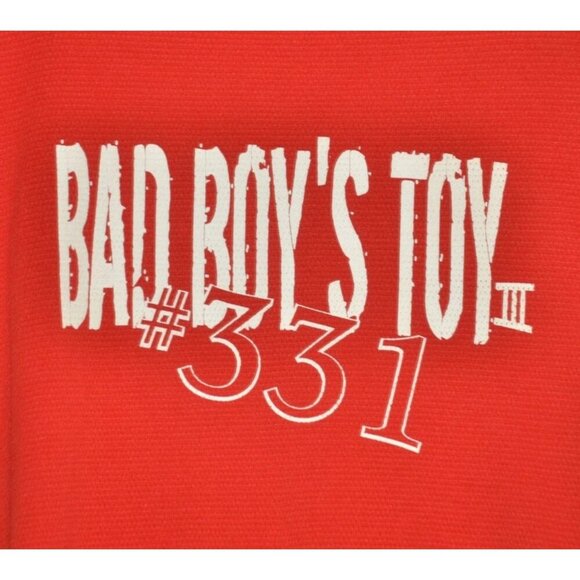 Champion Men's Red Button Front Baseball Jersey Size XL V-Neck Bullseye Racing - Picture 6 of 9